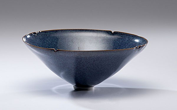 Masterworks: Elsa Rady Blue Bowl : Elsa Rady (1943-2011, USA) Blue Bowl ca 1979 Porcelain; ht. 4.5, dia. 11 in. Provenance: From the Dorothy Miner Collection.