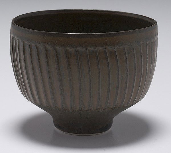 Potters' Market: David Leach Tea Bowl : David Leach (1911-2005, Japan) Tea Bowl ca 1981 Signed, porcelain, ht. 3, dia. 4 in.