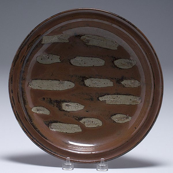 Potters' Market: Warren MacKenzie Plate : Warren MacKenzie (Born 1924, USA) Plate ca 1983 Stoneware, dia. 10.5 in.