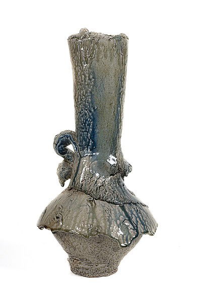 Potters' Market: Don Reitz Tall Pitcher : Don Reitz (Born 1929, USA) Tall Pitcher ca 1983 Stoneware, ht. 23.5 in.