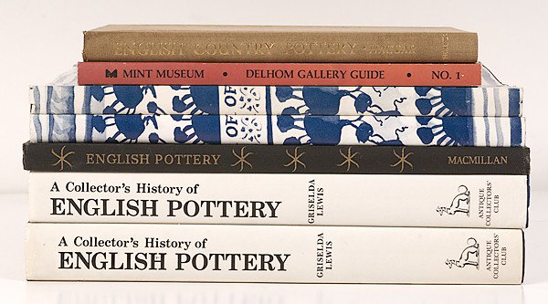 Miner Library: [BRITISH] English Pottery : [BRITISH] English Pottery British, includes seven books on English Pottery: Reginald Haggar, English Country Pottery The Delhom Gallery Guide to English Pottery Griselda Lewis, A Picture History of 