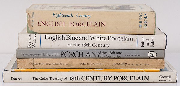 Miner Library: [BRITISH] 18th Century British Pott: [BRITISH] 18th Century British Pottery British, includes six books and exhibition catalogues on 18th century British pottery: Eighteenth-Century English Pottery Siegfried Ducet, The Color Treasury o