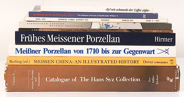 Miner Library: [GERMAN] Meissen Porcelain : [GERMAN] Meissen Porcelain German, includes nine books and exhibition catalogues on Meissen Porcelain: Armin B. Allen, Eighteenth Century Meissen Porcelain Fruhes Meissener Porzelland Ey! wie schmec