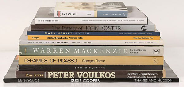 Miner Library: [STUDIO CERAMICS] 20th-Century Stud: [STUDIO CERAMICS] 20th-Century Studio Potters Includes eleven books and exhibition catalogues on 20th-century Studio Potters: Lucie Young, Eva Zeisel The Art of Vivika and Otto HeinoEva Zeisel: Desi