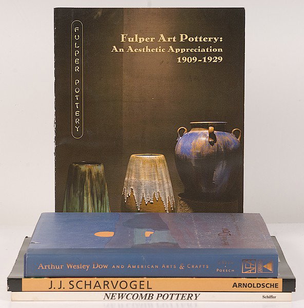 Miner Library: [AMERICAN] Arts & Crafts Pottery : [AMERICAN] Arts & Crafts Pottery American, includes five books and exhibition catalogues on Arts & Crafts period ceramics: two copies of Fulper Art Pottery: An Aesthetic Appreciation, 1909-1929 Jess