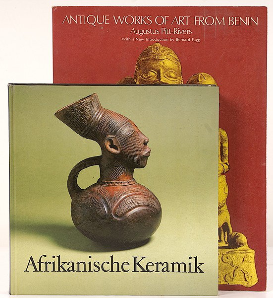 Miner Library: [AFRICA] Ceramics : [AFRICA] Ceramics Lot of two books of African ceramics, including : Arnulf Stobel, Afrikanische Keramik Augustus Pitt-Rivers, Antique Works of Art from Benin