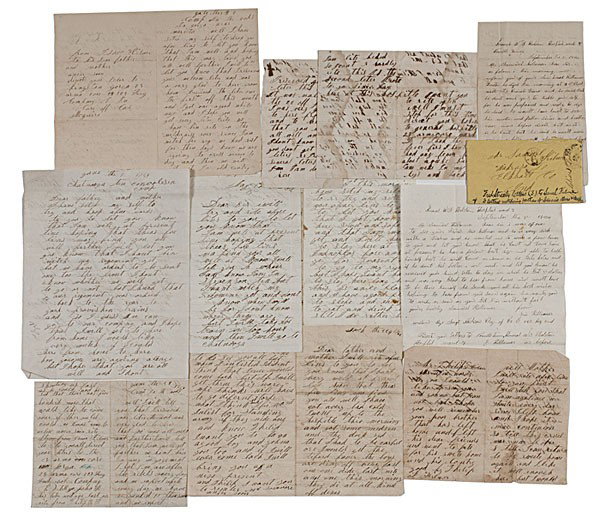 Civil War Archive of Isaac Kilmer, 129th Indiana In: Civil War Archive of Isaac Kilmer, 129th Indiana Infantry, DOD Lot of 25, including 23 soldiers' letters. Organized in the winter 1863-1864 for three years service in the Civil War, the 129th Indian