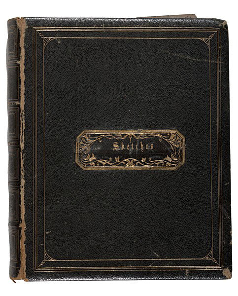 A Book of Erotic Victorian Watercolors : A Book of Erotic Victorian Watercolors Victorian, 19th century. Includes fifty-four erotic watercolors laid down onto paper and bound in a leather covered book, all unsigned; each watercolor 6.5 x 5