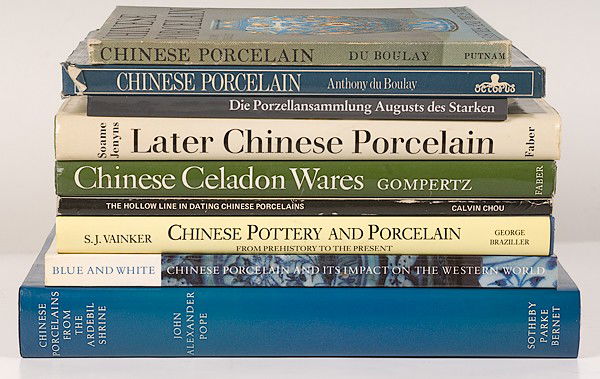 [CHINA] Chinese Porcelain : [CHINA] Chinese Porcelain China, includes nine books on Chinese Porcelain: John Alexander Pope, Chinese Porcelains from the Ardebil ShrineCalvin Chou The Hollow Line in Dating Chinese Porcelains G.S