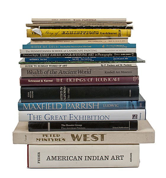 [ART] Art Books and Catalogues : [ART] Art Books and Catalogues 20th century, a collection of twenty-one books and catalogues dealing with art from around the world including: Norman Feder, American Indian Art (n.d.) Peter McIntyre