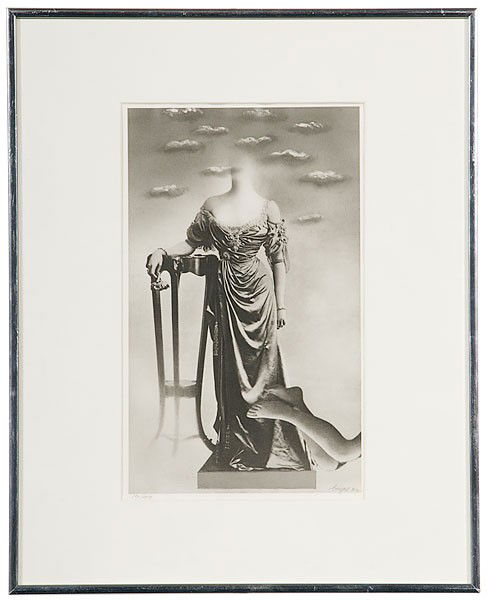 Herbert Bayer (German, 1900-1985), Monument : Herbert Bayer (German, 1900-1985), Monument Photomontage, titled Monument on verso, signed and dated 32 l.r., marked 17/40 l.l.; 113.25 x 7.75 in. EXHIBITED Cincinnati Art Museum, Germany 1900-1933