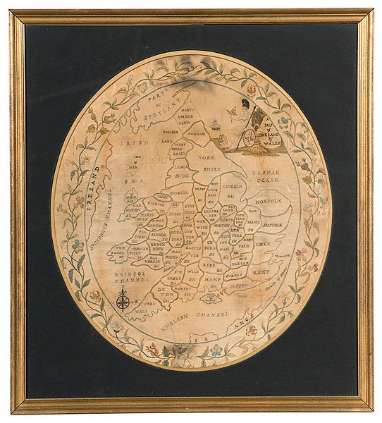 Regency Needlework Map 