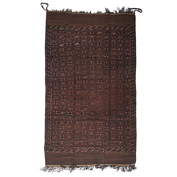 Turkestan Rug : Turkestan Rug Turkestan, Central Asia, a wool flat weave rug; 11 ft. x 6 ft. 8 in. (120 x 80 in., 304.8 x 203.2 cm) Provenance: Property of the Markarian Foundation