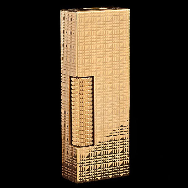 Dunhill Lighter : Dunhill Lighter A gold filled Alfred Dunhill lighter, hand crafted in Switzerland.