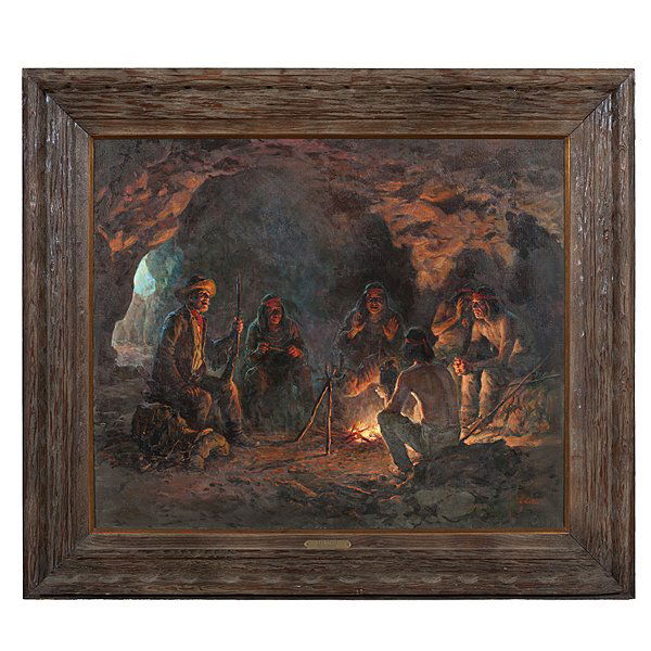 Lajos Markos (American, 1917-1993), Bad Trade: Lajos Markos (American, 1917-1993), Bad Trade Oil on canvas, signed l.r.; 30 x 36 in.