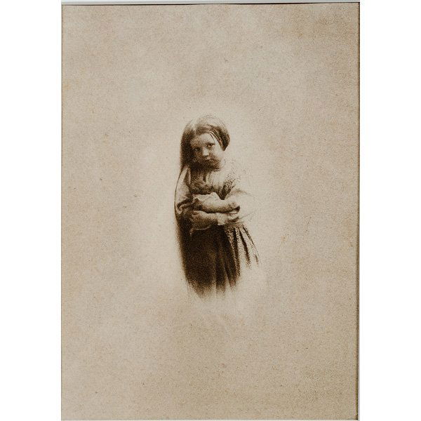 Nancy Ford Cones (1869-1962), The Teddy Bear : Nancy Ford Cones (1869-1962), The Teddy Bear Silver gelatin print, ca 1908, signed but covered by matte, with label on verso from Walt Burton Galleries; 5 x 7 in.
