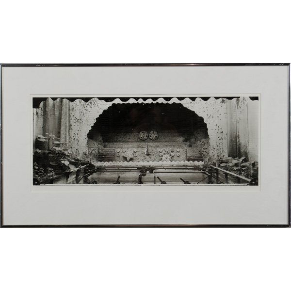 Michael A. Smith (American, b. 1942), Architectura: Michael A. Smith (American, b. 1942), Architectural Scene Black and white photograph, signed l.r., dated 1984 l.l.; approx 7.5 x 19.5.