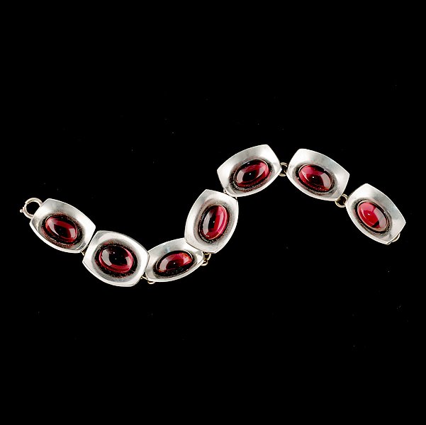 George Jensen Group : George Jensen Group A George Jensen bracelet; all signed pieces are stamped.