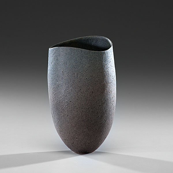 Ruth King (1955, England) : Vessel 1979 Ceramic; ht. 6.5, dia. 3.5 in. Provenance: Daniel Jacobs and Derek Mason Collection; Acquired from Craftwork at Newburgh, UK.