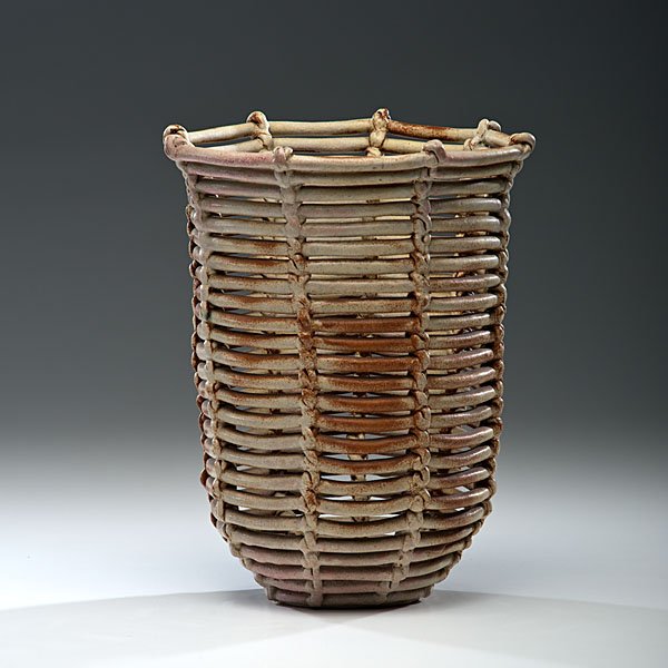 Maxine Klein : Rope Knot 1979 Stoneware; ht. 12.6, dia. 9 in. Provenance: Daniel Jacobs and Derek Mason Collection; Acquired directly from the Artist.
