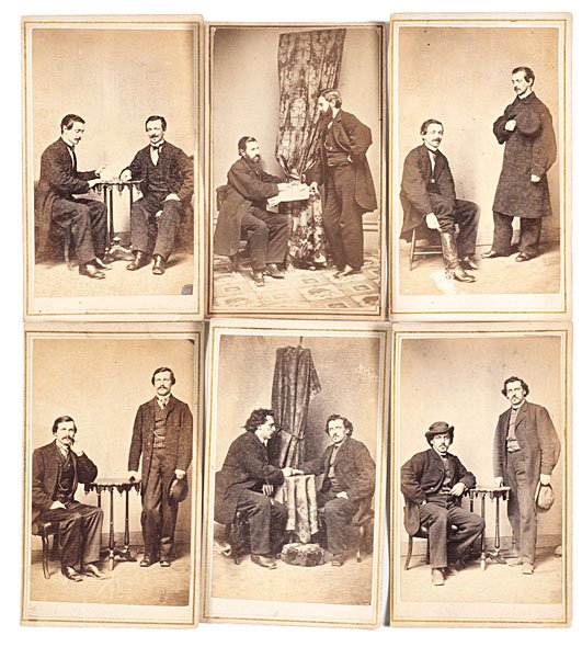Cincinnati Photographers, Walter & Heuck, "Trick" S: Cincinnati Photographers, Walter & Heuck, "Trick" Self Portrait CDV Collection Lot of 70 CDVs, more than half by Walter & Heuck of Cincinnati, including a previously unknown civilian pose of General