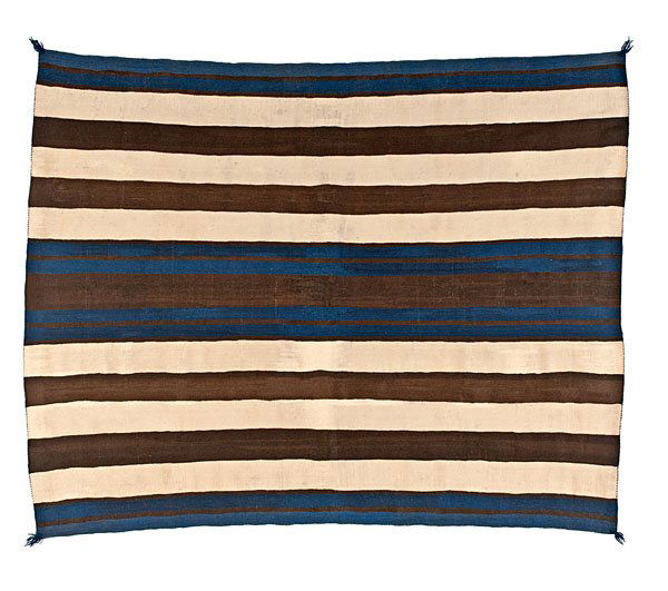 Classic Navajo First Phase Chief Blanket, Ute Style