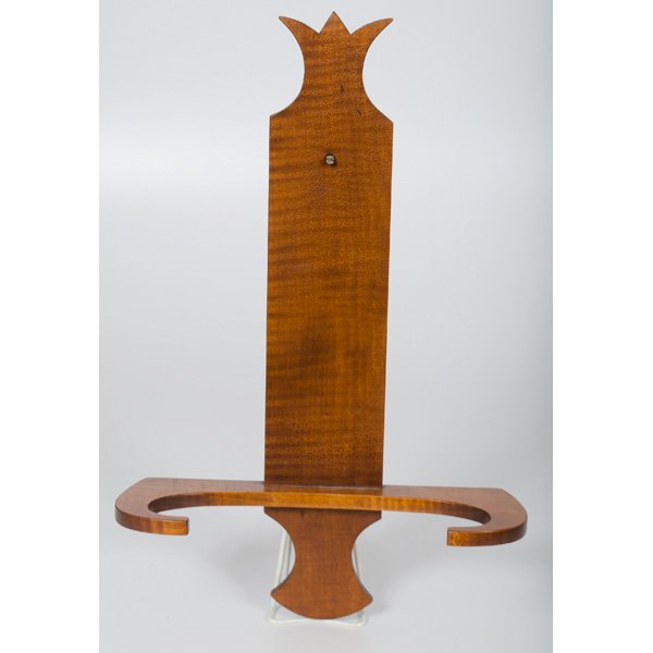 David Smith Reproduction Cherry Wall Rack : American, 1998. Bench made reproduction wall rack in cherry wood crafted by David Smith, inscribed on reverse to owner; ht. 22 in.