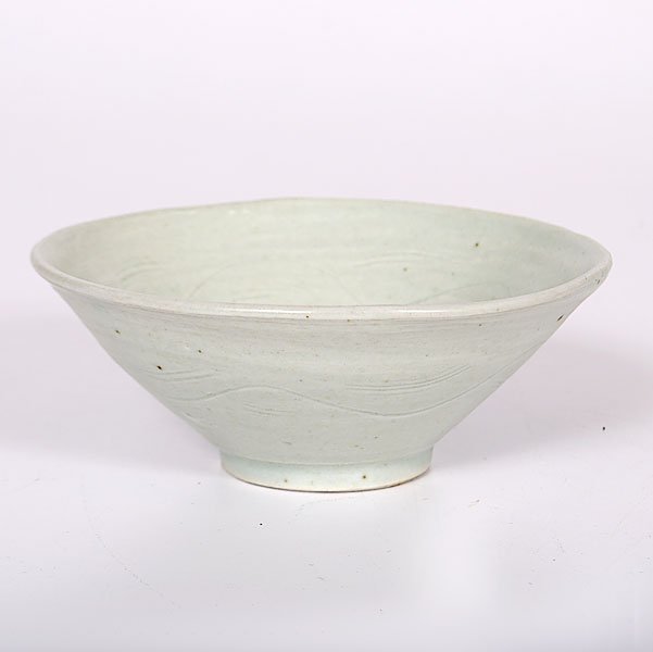 Bernard Leach (1887-1979; Hong Kong/Britain) : Bernard Leach (1887-1979; Hong Kong/Britain) Small Bowl ht. 2, dia. 5.5 inches Artist stamp on foot Stamped "BL" and "St. Ives"