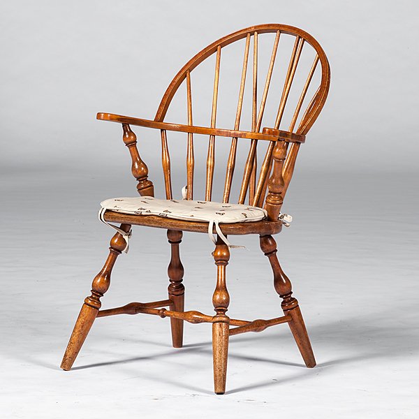 Windsor Arm Chair : Windsor Arm Chair American, 19th century. A Windsor arm chair; oah 36 in.