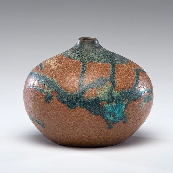 Fong Chow (1923; USA) : Fong Chow (1923; USA) Vase ca 1969 ht. 4, dia. 5 in. Artist signature on base.