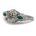 Ladies 18 Karat Antique Filigree Diamond Ring with