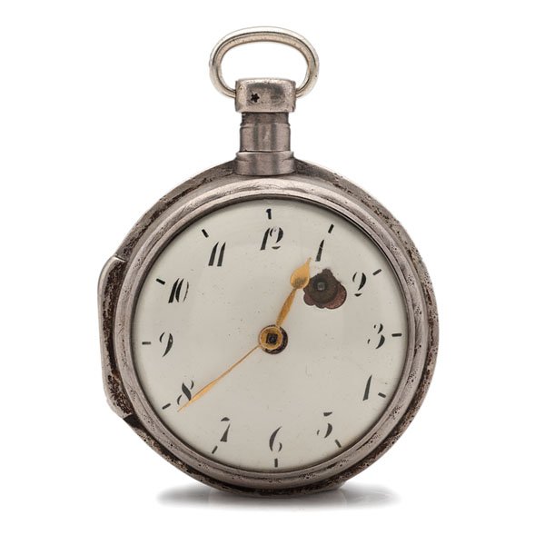 Open-Face Fusee Pocket Watch : Open-Face Fusee Pocket Watch Late 1700s era fusee pocket watch in good working order. Silver case. Key wind and set. Verge escapement #75. Case number 4923.