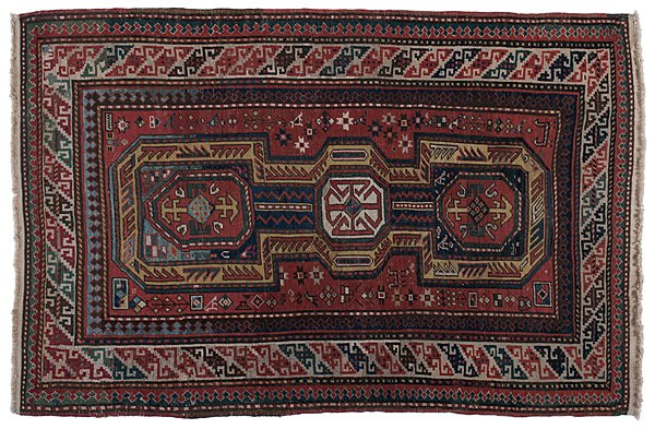 Armenian Kazak Rug : Armenian Kazak Rug Armenian, ca 1910-1920. A Kazak directional with fine color, well-woven; 6 ft. 6 in. x 4 ft. 2 in. (78.5 x 50 in.; 199.39 x 127 cm).
