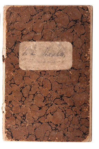 Sketchbook of Indiana Artist Theodore Clement Steele : Sketchbook of Indiana Artist Theodore Clement Steele April and May of 1881. The German sketchbook of Theodore Clement Steele (American/Indiana, 1847-1926). Principally depicting fellow artists a