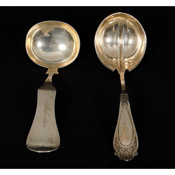Paris, Kentucky, Coin Silver Punch Ladle, Plus : Paris, Kentucky, Coin Silver Punch Ladle, Plus American (Shelbyville and Paris, KY), 19th century. A coin silver punch ladle, struck W.M. Hinton for William M. Hinton (b. 1830), PLUS a Wood & Hughe
