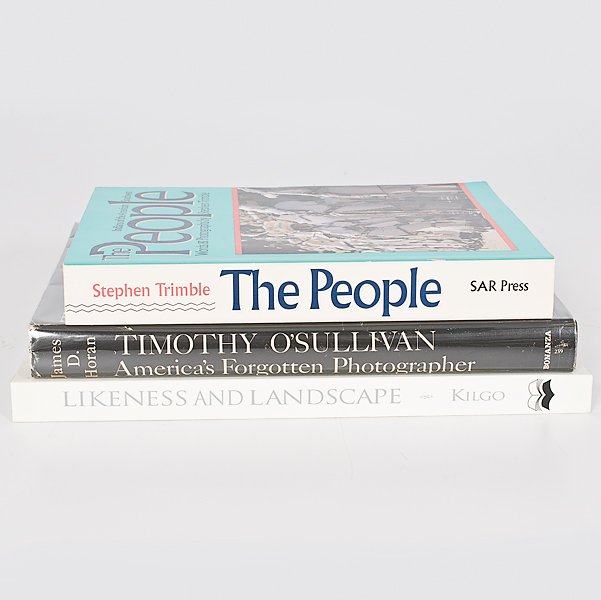 [Art] Books on Photography, From the Library of Richard: [Art] Books on Photography, From the Library of Richard Pohrt Jr. lot of 3, includes: Horan, James. Timothy O'Sullivan: America's Forgotten Photographer. Bonanza Books: New York. 1966. Kilgo, Dolore