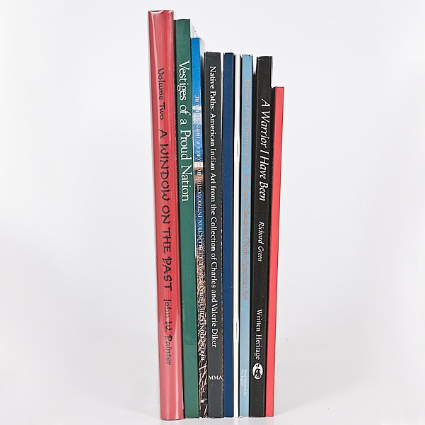 [General] Museum Exhibitions and Collections, From the: [General] Museum Exhibitions and Collections, From the Library of Richard Pohrt Jr. lot of 9, includes: Batkin, Jonathan (ed.) Splendid Heritage: Masterpieces of Native American Art from the Masco C