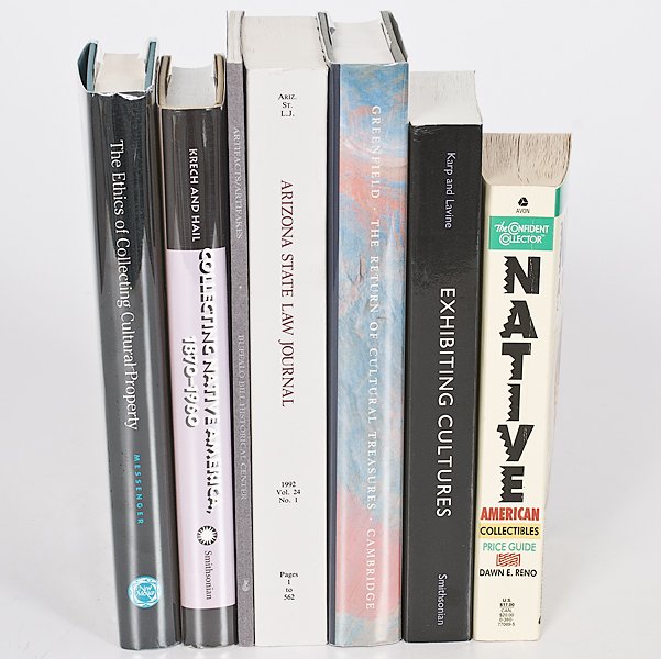 [Philosophy] Books on Collecting and Ethics, From the: [Philosophy] Books on Collecting and Ethics, From the Library of Richard Pohrt Jr. lot of 7, including: DeVallance, Brian (ed.). Arizona State Law Journal: The Native American Graves Protection and 
