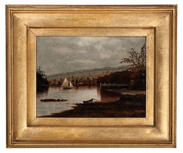 Landscape by Alice Beard : Landscape by Alice Beard Alice Beard (American, 1867-1949). Oil on canvas, signed and dated 88 l.r.; 11.5 x 15.5 in. (sight).