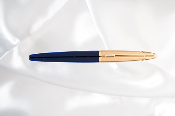 Waterman 1993 "Midnight Blue Edson" Fountain Pen : Waterman 1993 "Midnight Blue Edson" Fountain Pen These "Edson" pens were made to commemorate 120 years of Waterman pen production, and are named after Waterman's founder Edson Waterman. They are car