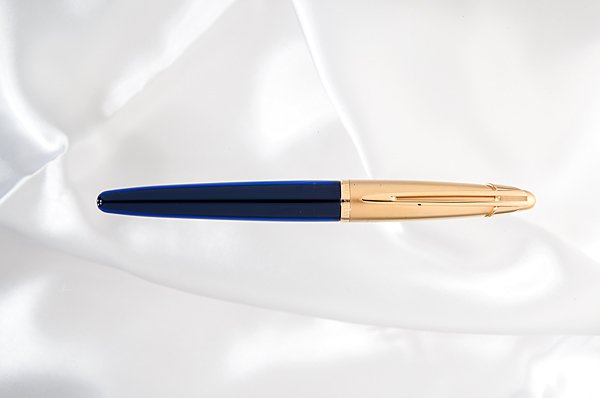 Waterman 1993 "Midnight Blue Edson" Fountain Pen : Waterman 1993 "Midnight Blue Edson" Fountain Pen These "Edson" pens were made to commemorate 120 years of Waterman pen production, and are named after Waterman's founder Edson Waterman. They are car