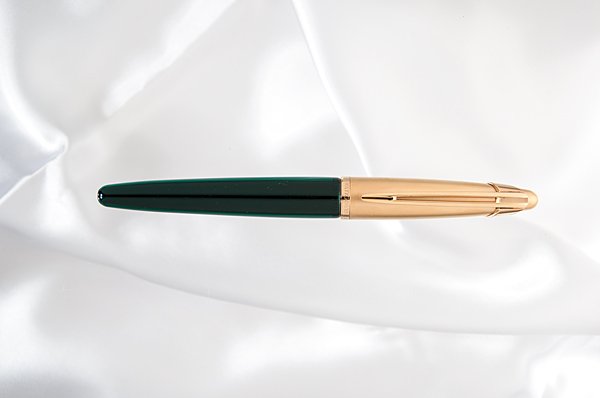 Waterman 1995 "Emerald Green Edson" Fountain Pen : Waterman 1995 "Emerald Green Edson" Fountain Pen These "Edson" pens were made in 1995 to commemorate 120 years of Waterman pen production, and are named after Waterman's founder Edson Waterman. They