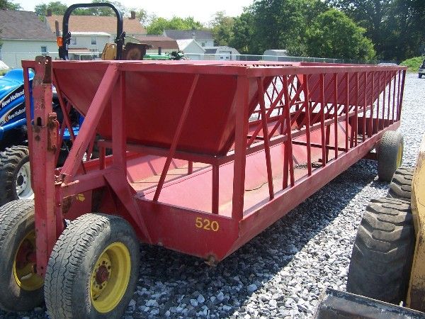 69 Pequea 520 Feeder Wagon For Cattle Or Livestock Aug 14