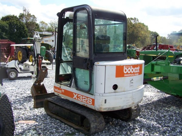 Bobcat X328 Mini Excavator 14" Toothed Bucket - 4