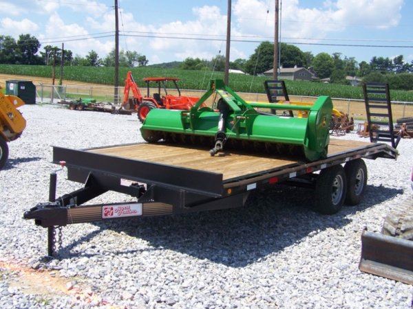 Unused Hurst 18' Skid Steer Style Deck Over Trail - 2