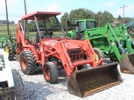 Kubota L35 4x4 Compact Tractor Loader Backhoe: Kubota L35 4x4 tractor loader backhoe with OROPS. This backhoe has diesel engine, 1703 hours, 65" front bucket, 20" rear bucket, 3pt hitch 540 shaft PTO, and 15x19.35 rear tires. Serial # 61989 This i