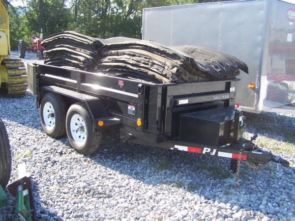 Unused 2008 PJ 5' X 10' Dump Utility Trailer