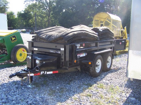 Unused 2008 PJ 5' X 10' Dump Utility Trailer - 2