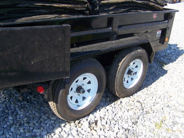 Unused 2008 PJ 5' X 10' Dump Utility Trailer - 4