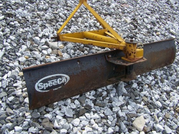 SpeeCo 72" 3pt Blade For Tractors, Manual Angle, - 3